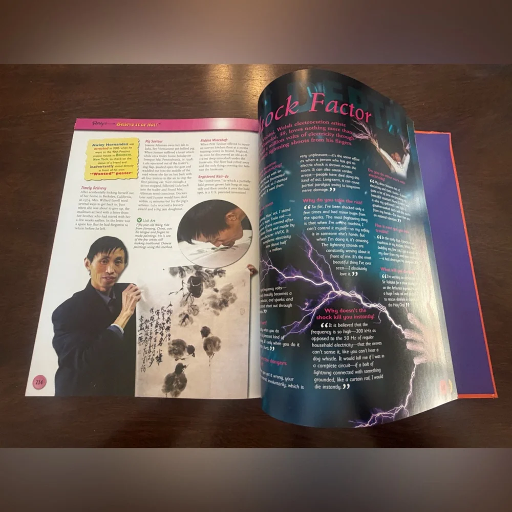 2006 Ripley's Believe It or Not! Expect the Unexpected Lenticular Hardcover Book